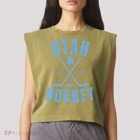 Utah Hockey Salt Lake Utah Hockey Garment-Dyed Women's Muscle Tee thumb 2