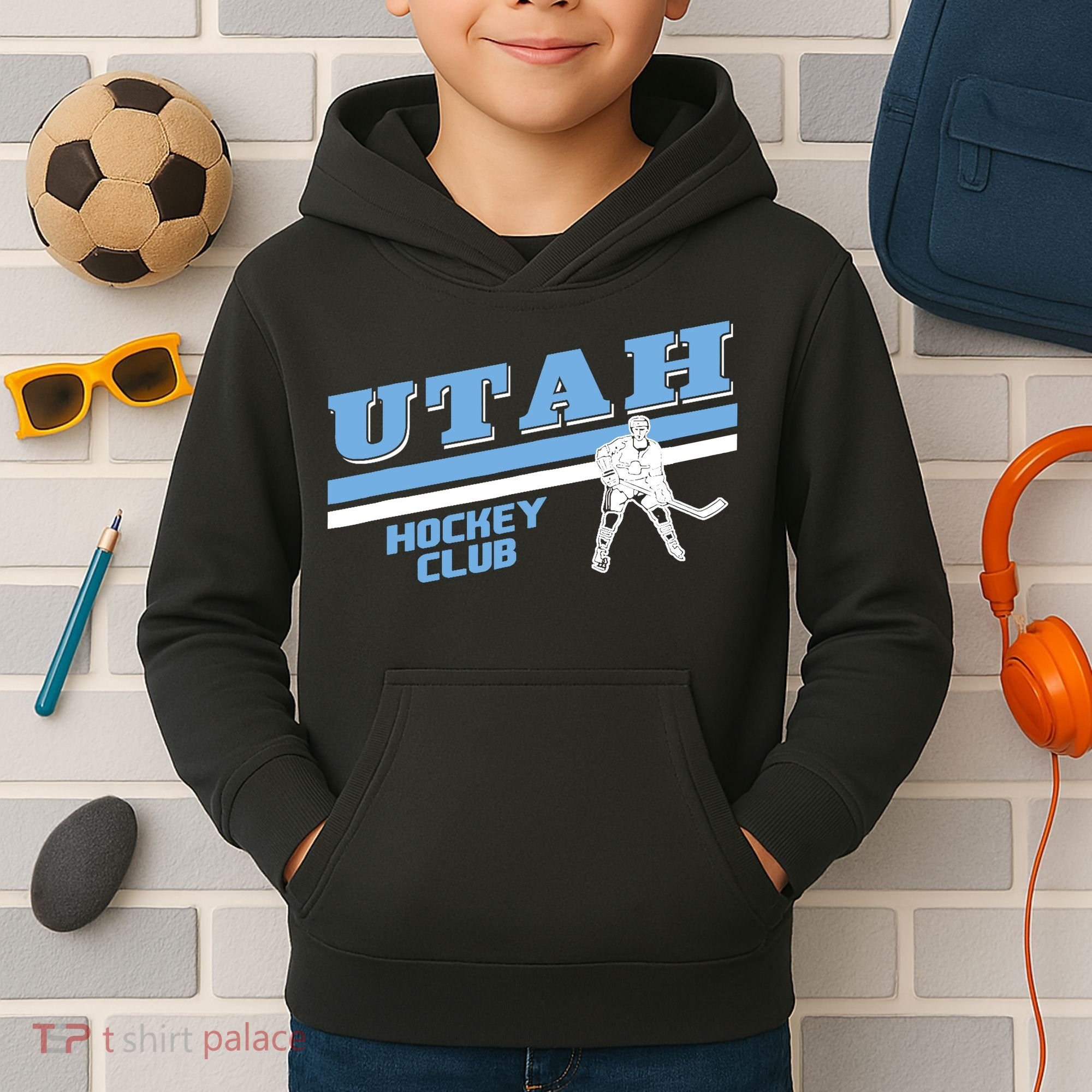 Utah Hockey Team Gift For Fan Kids Hoodie