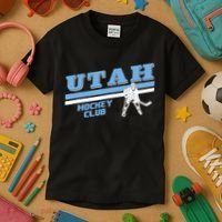 Utah Hockey Team Gift For Fan Kids T-Shirt thumb 3