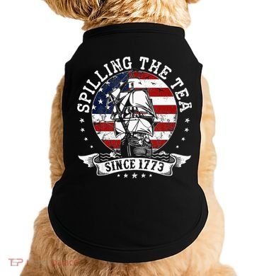 Us History Teacher Historian Spilling The Tea Since 1773 Doggie Tank