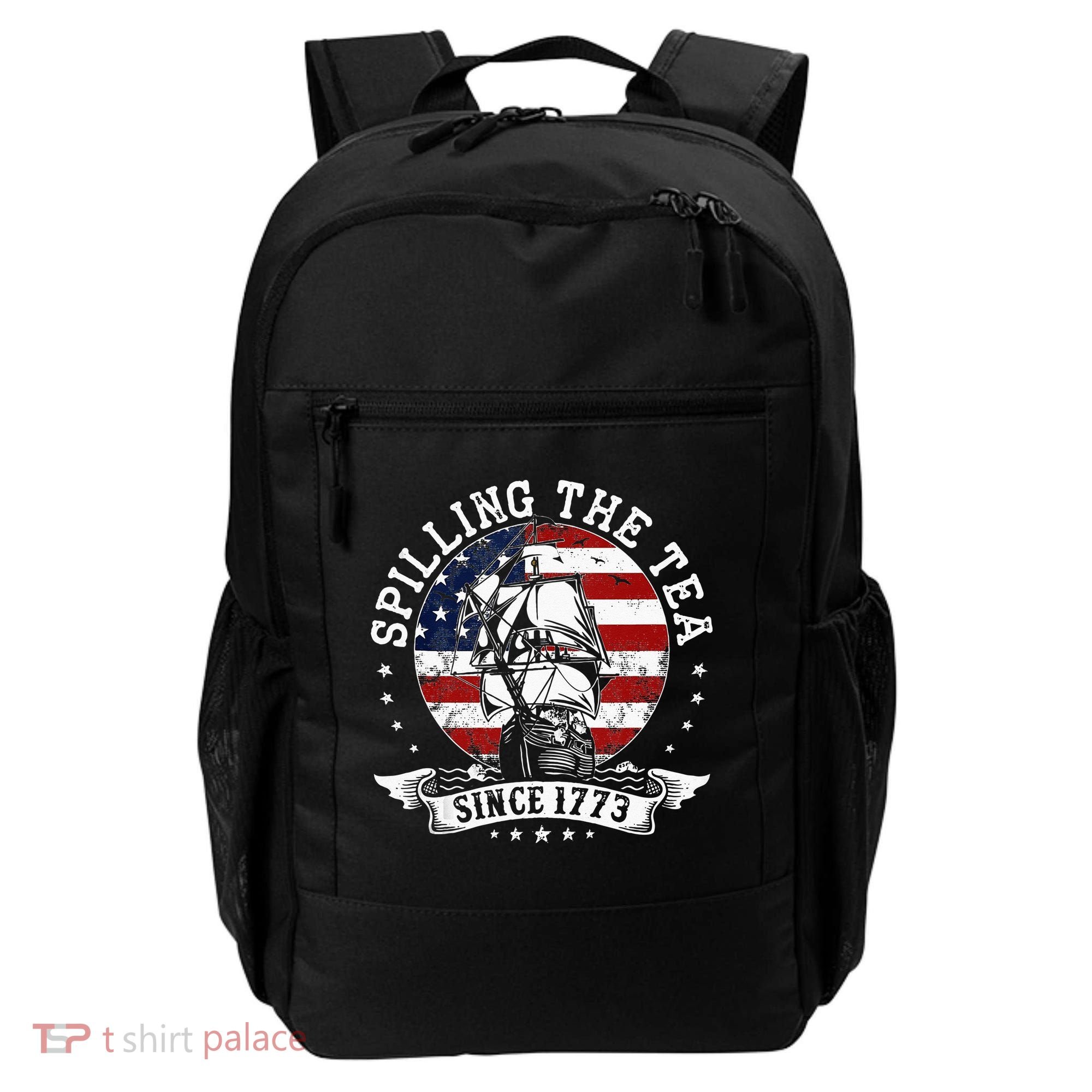 Us History Teacher Historian Spilling The Tea Since 1773 Backpack