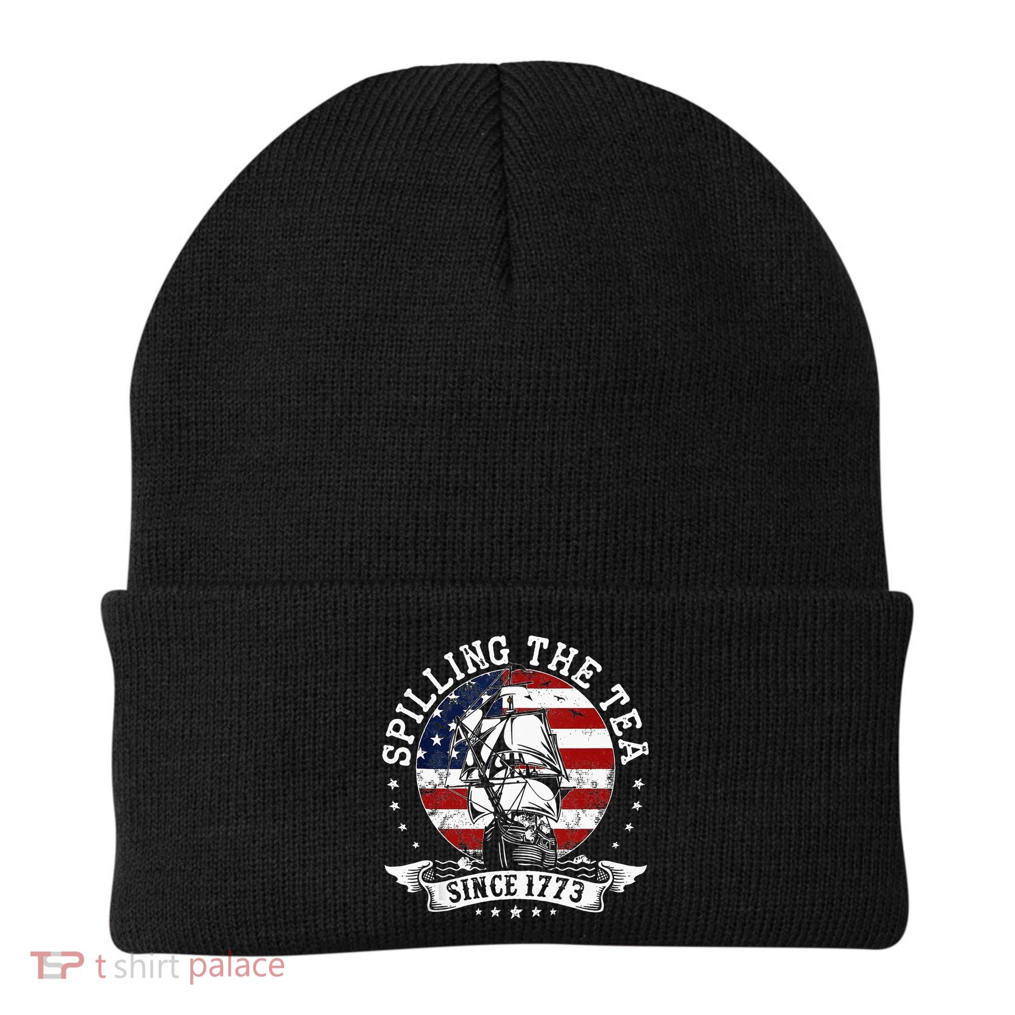 Us History Teacher Historian Spilling The Tea Since 1773 Beanie