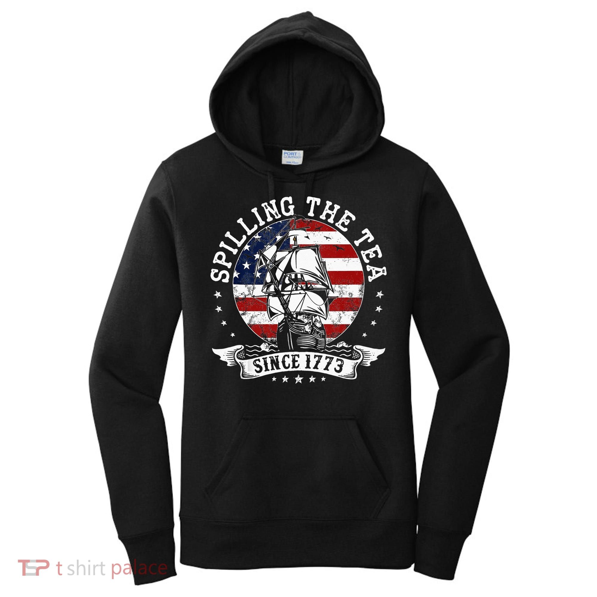 Us History Teacher Historian Spilling The Tea Since 1773 Women's Hoodie