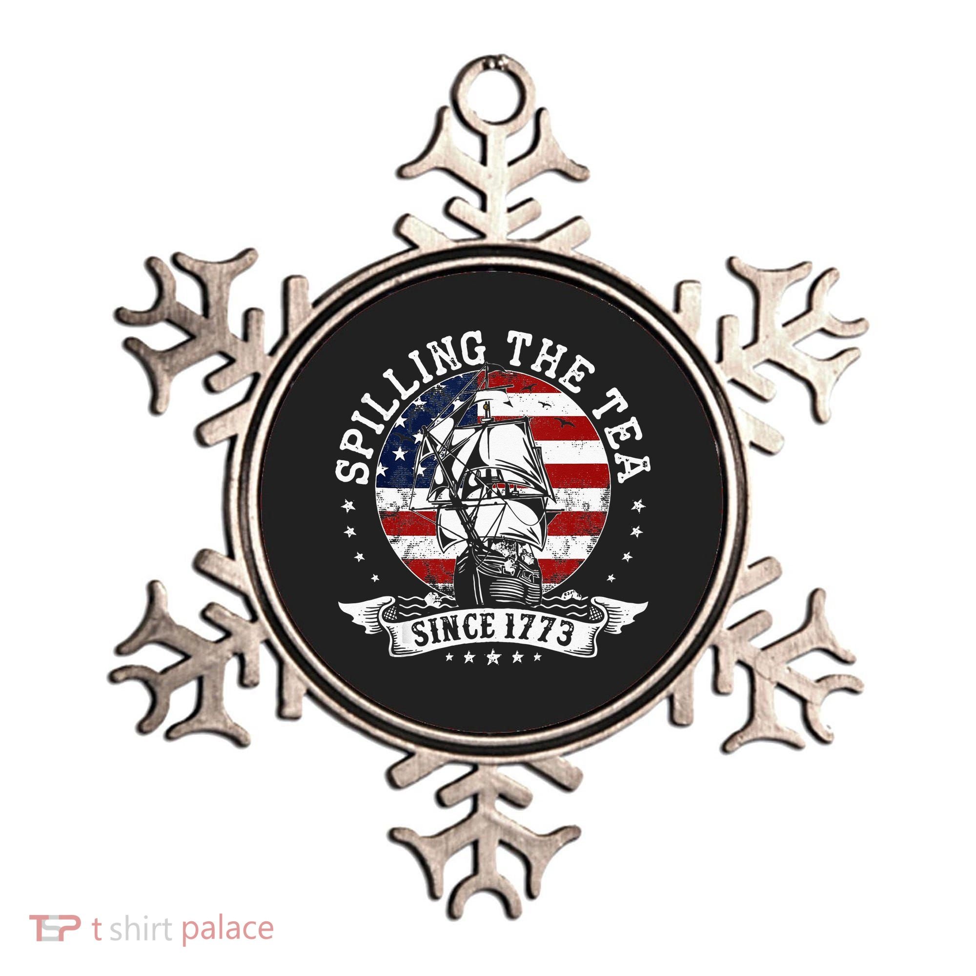 Us History Teacher Historian Spilling The Tea Since 1773 Ornament