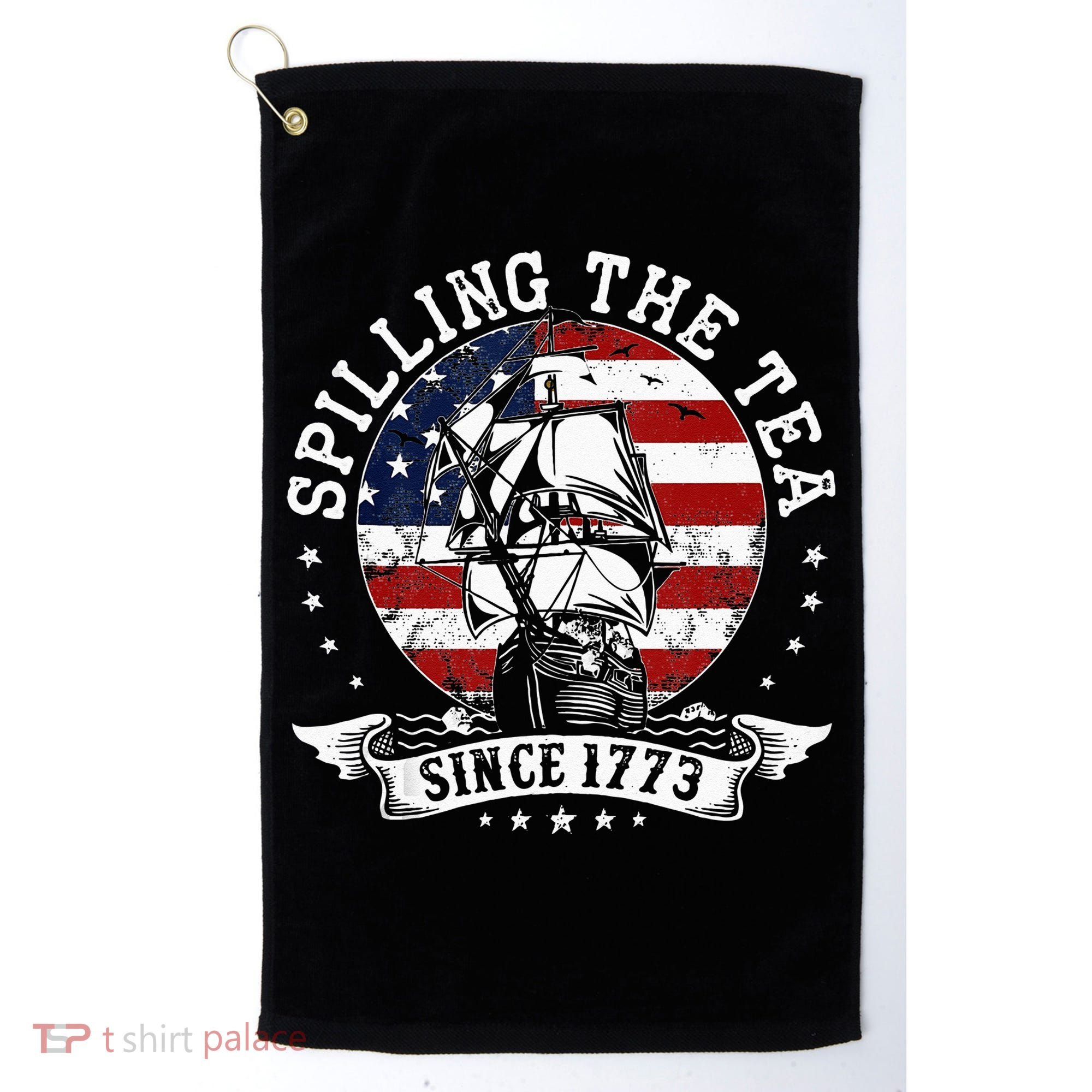 Us History Teacher Historian Spilling The Tea Since 1773 Golf Towel