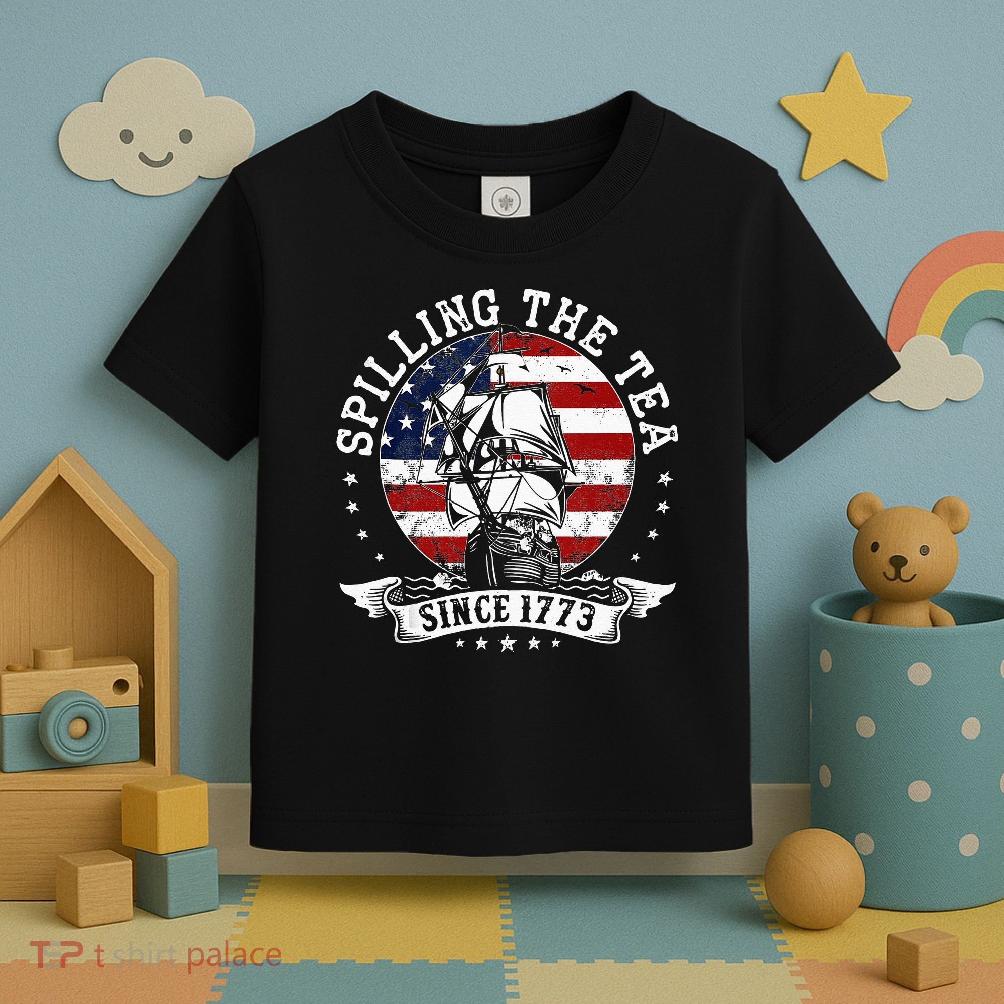 Us History Teacher Historian Spilling The Tea Since 1773 Toddler T-Shirt