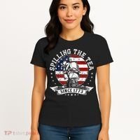 Us History Teacher Historian Spilling The Tea Since 1773 Women's T-Shirt thumb 4