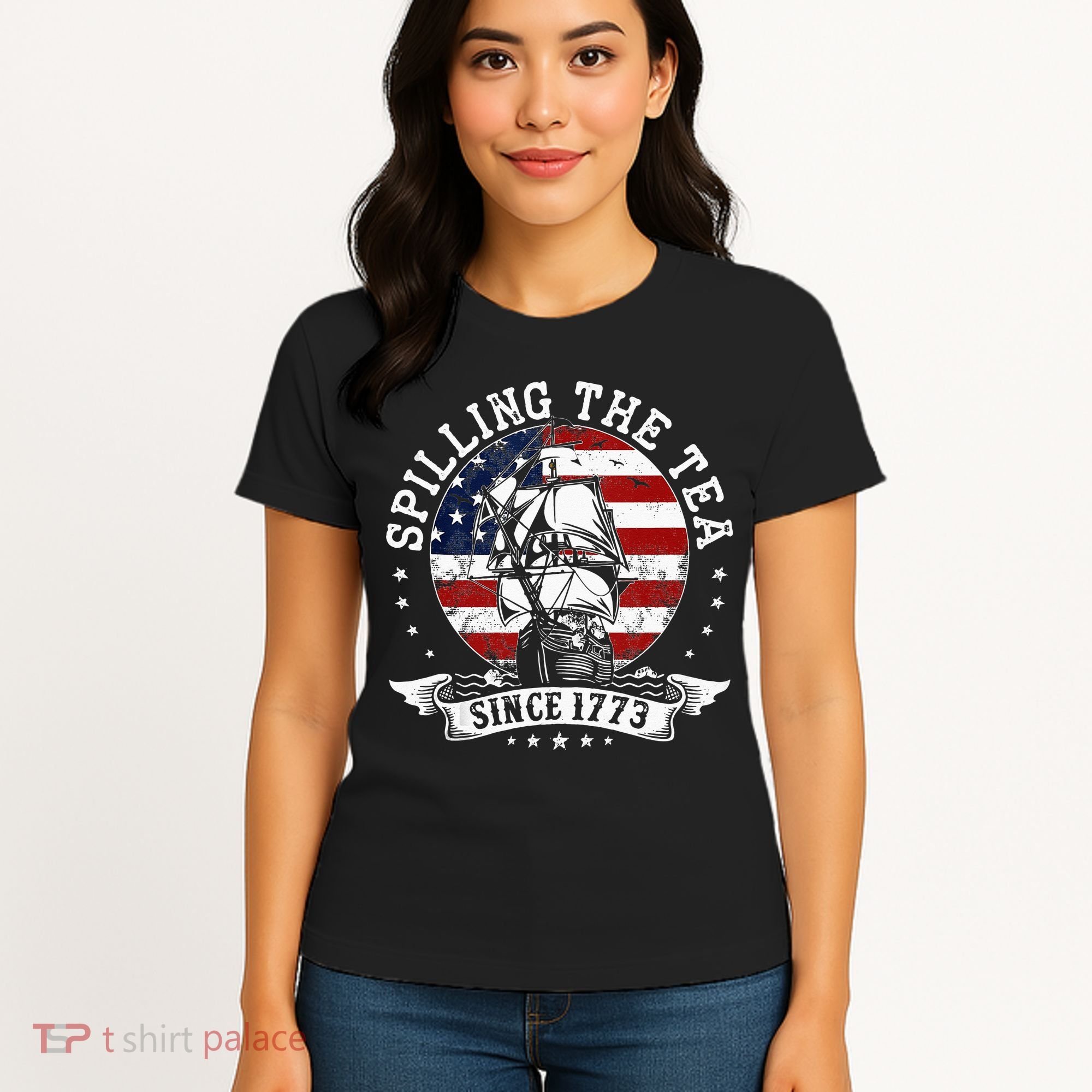 Us History Teacher Historian Spilling The Tea Since 1773 Women's T-Shirt
