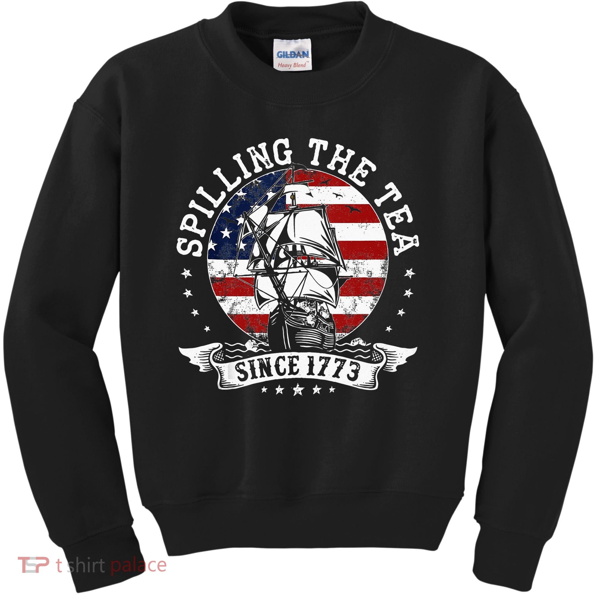 Us History Teacher Historian Spilling The Tea Since 1773 Kids Sweatshirt