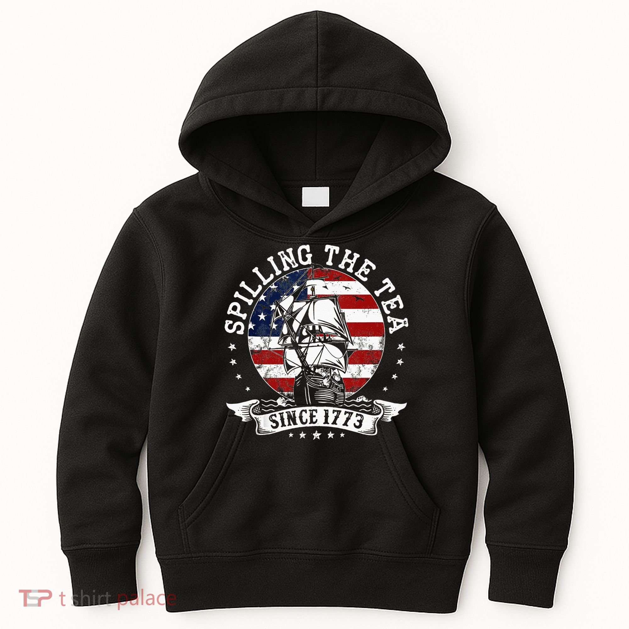 Us History Teacher Historian Spilling The Tea Since 1773 Kids Hoodie