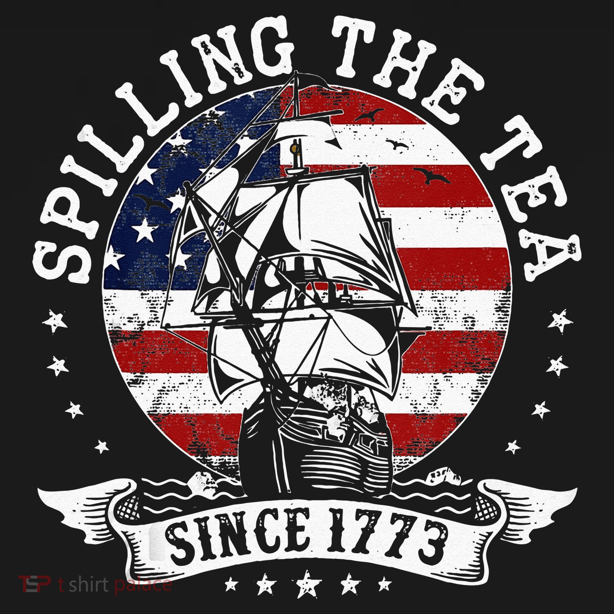 Us History Teacher Historian Spilling The Tea Since 1773 Kids T-Shirt