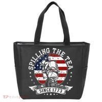Us History Teacher Historian Spilling The Tea Since 1773 Tote Bag thumb 0