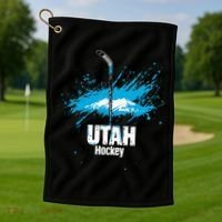 Utah Hockey Golf Towel thumb 1