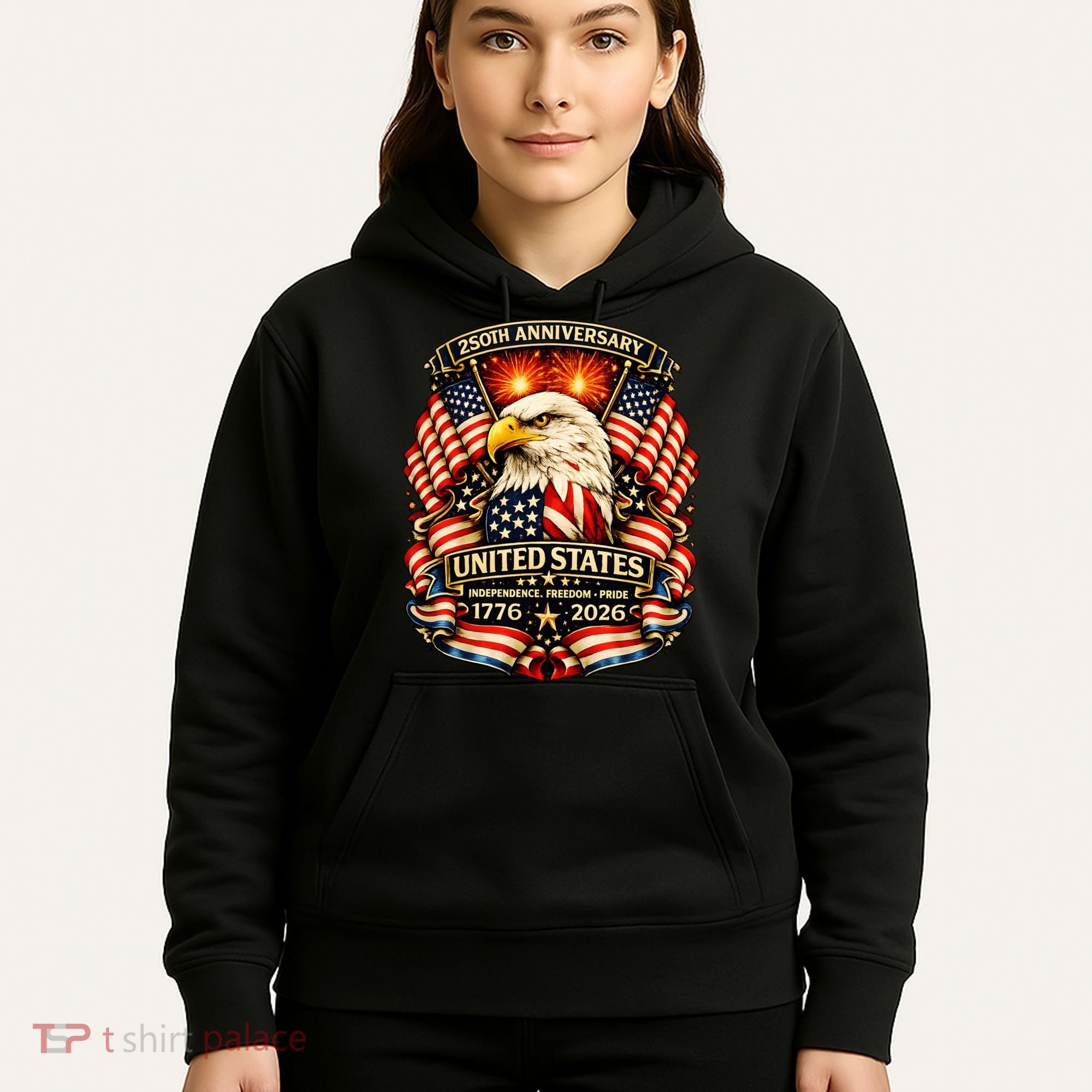 USA Independence 250th Anniversary 1776 2026 Hoodie
