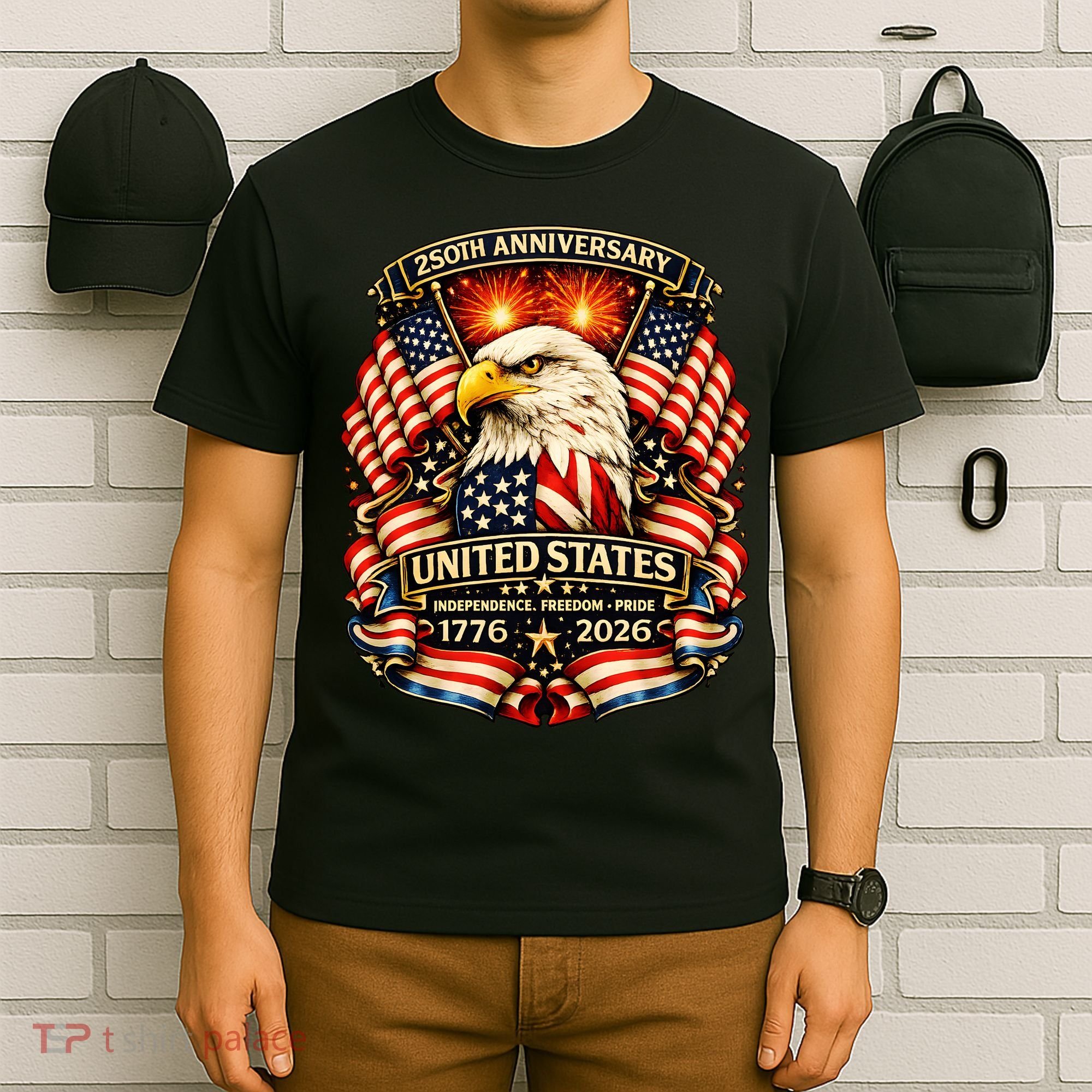 USA Independence 250th Anniversary 1776 2026 T-Shirt