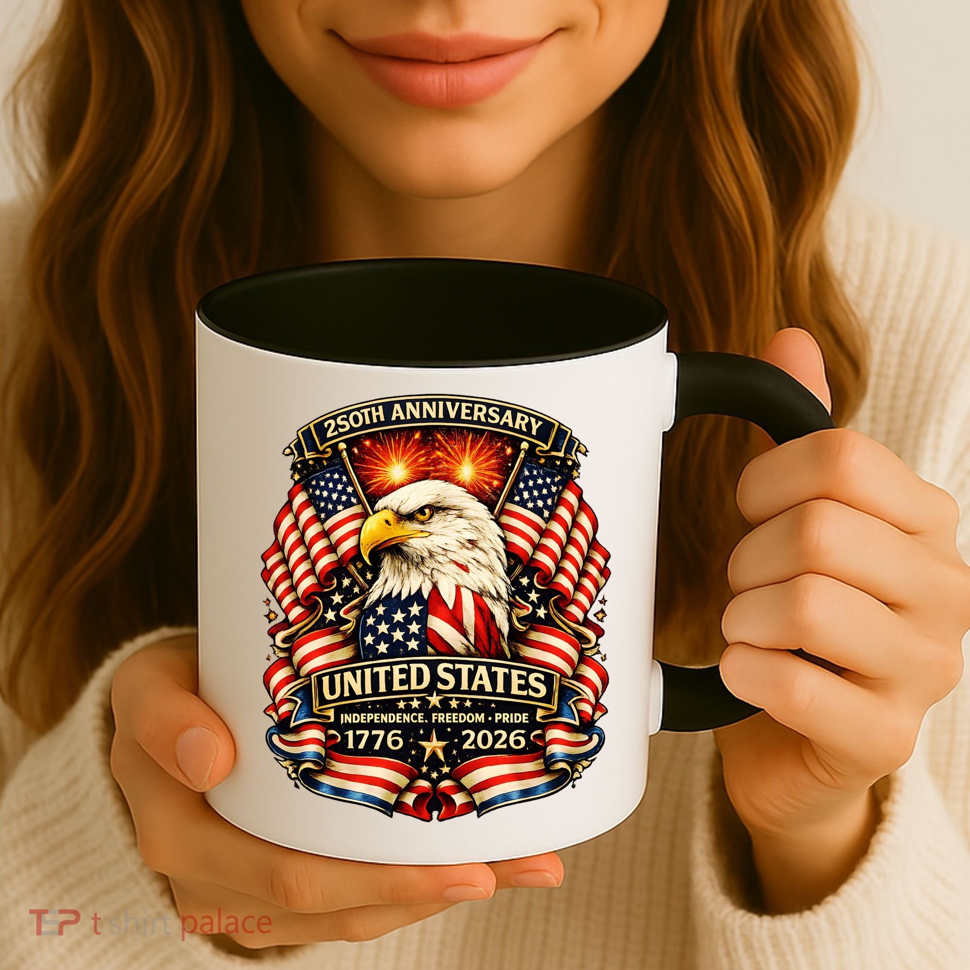 USA Independence 250th Anniversary 1776 2026 Coffee Mug