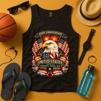 USA Independence 250th Anniversary 1776 2026 Tank Top thumb 4