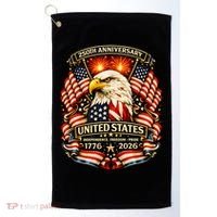 USA Independence 250th Anniversary 1776 2026 Golf Towel thumb 0