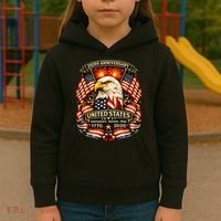 USA Independence 250th Anniversary 1776 2026 Kids Hoodie thumb 3