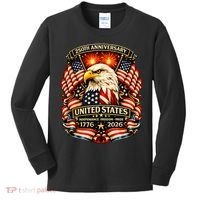 USA Independence 250th Anniversary 1776 2026 Kids Long Sleeve Shirt thumb 0