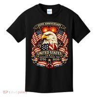 USA Independence 250th Anniversary 1776 2026 Kids T-Shirt thumb 0