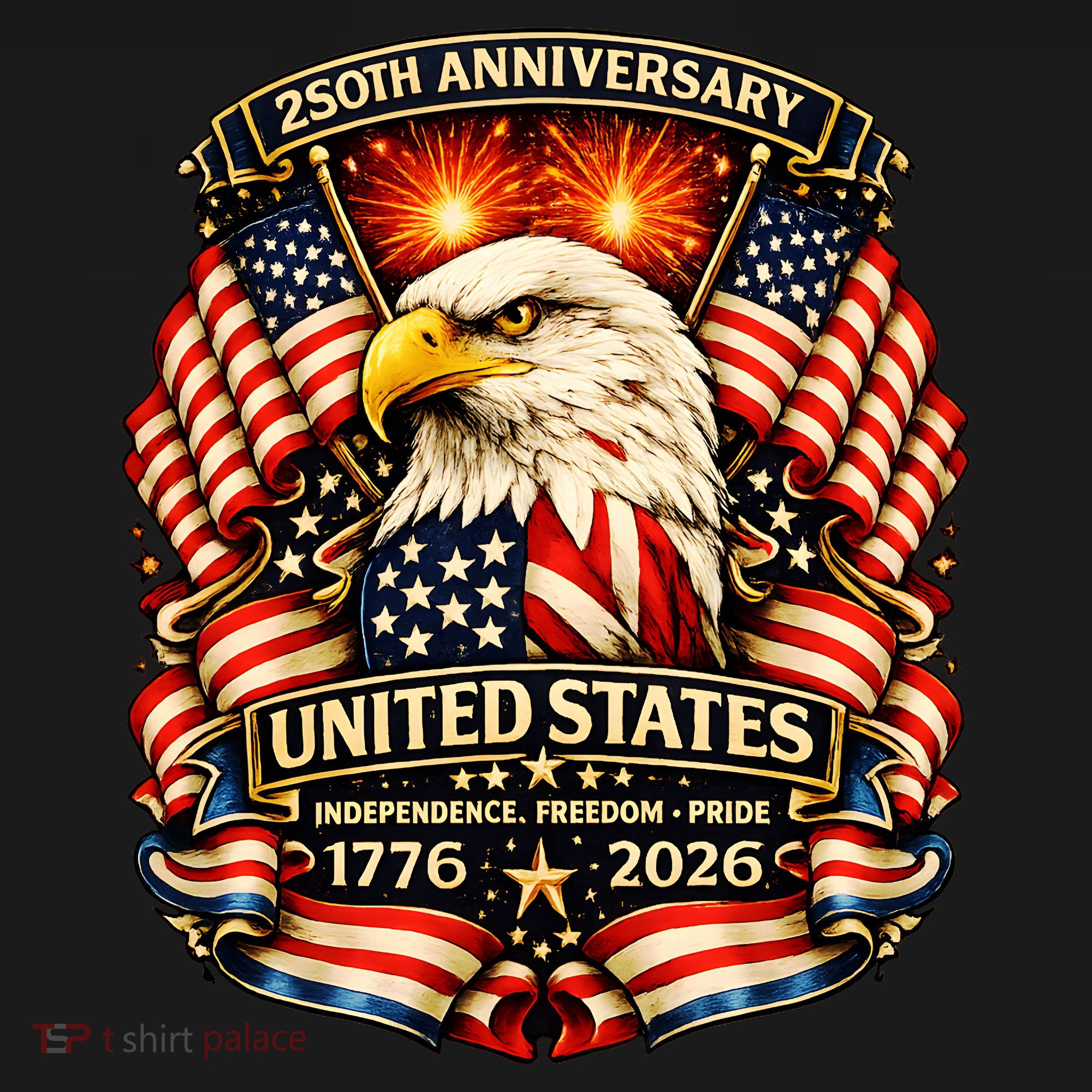 USA Independence 250th Anniversary 1776 2026 Tote Bag