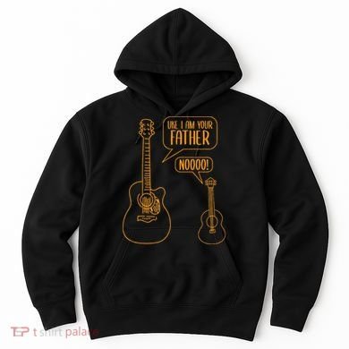 Uke I am Your Father Guitar Ukulele Music Hilarious Hoodie