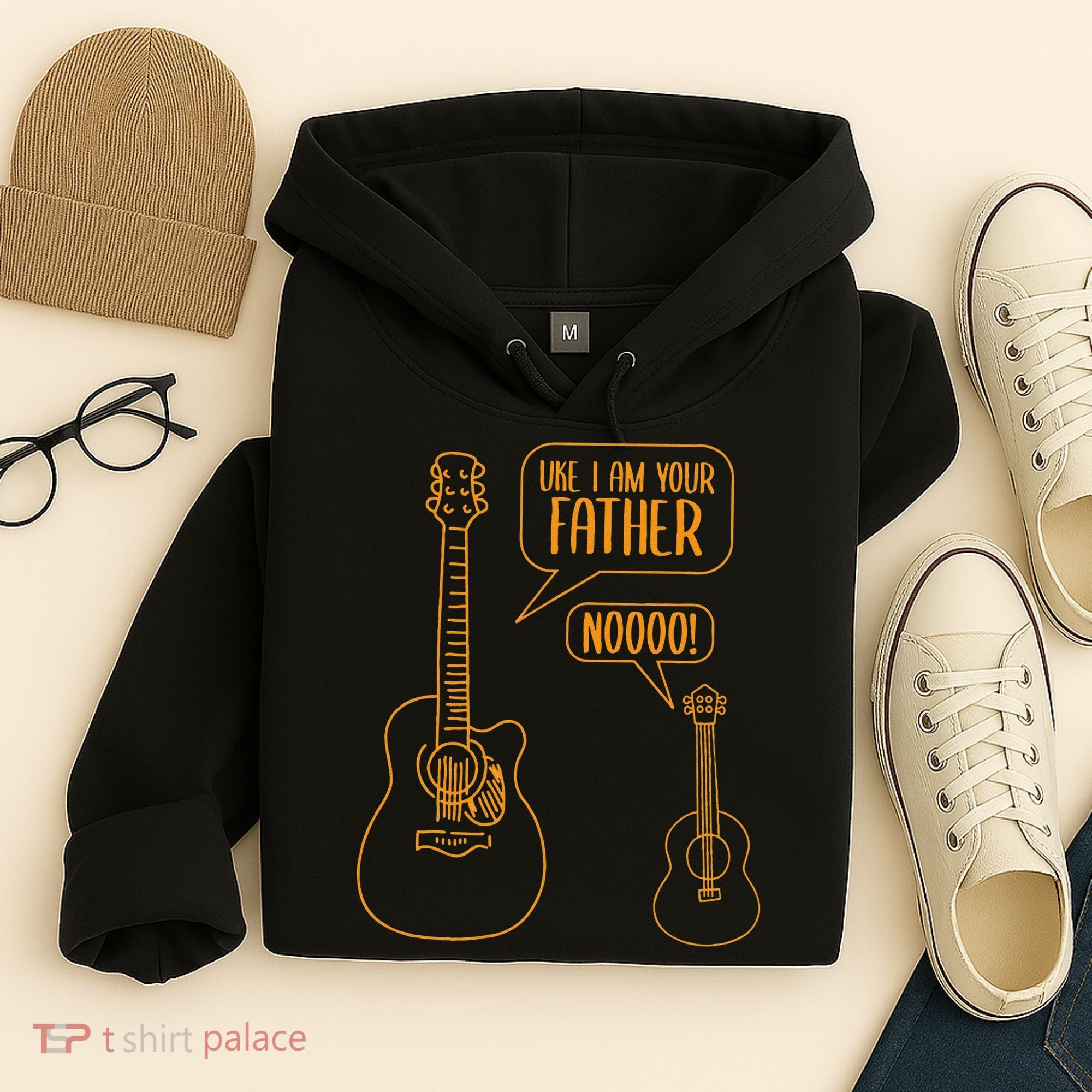 Uke I am Your Father Guitar Ukulele Music Hilarious Hoodie