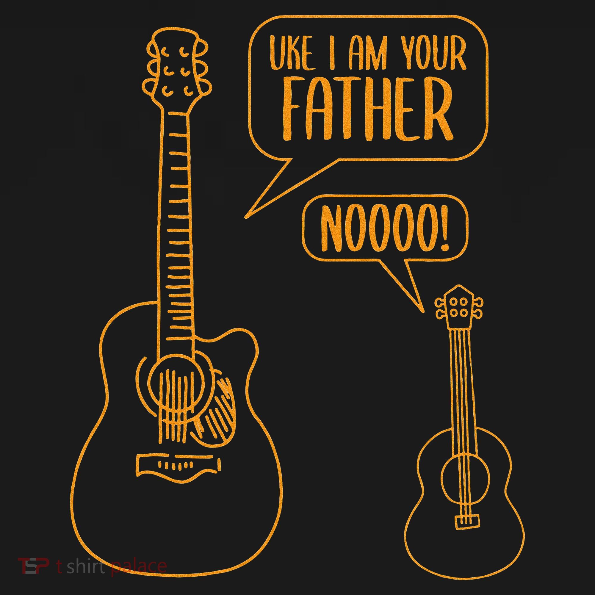 Uke I am Your Father Guitar Ukulele Music Hilarious Polo