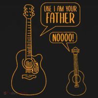 Uke I am Your Father Guitar Ukulele Music Hilarious Women's Hoodie thumb 2