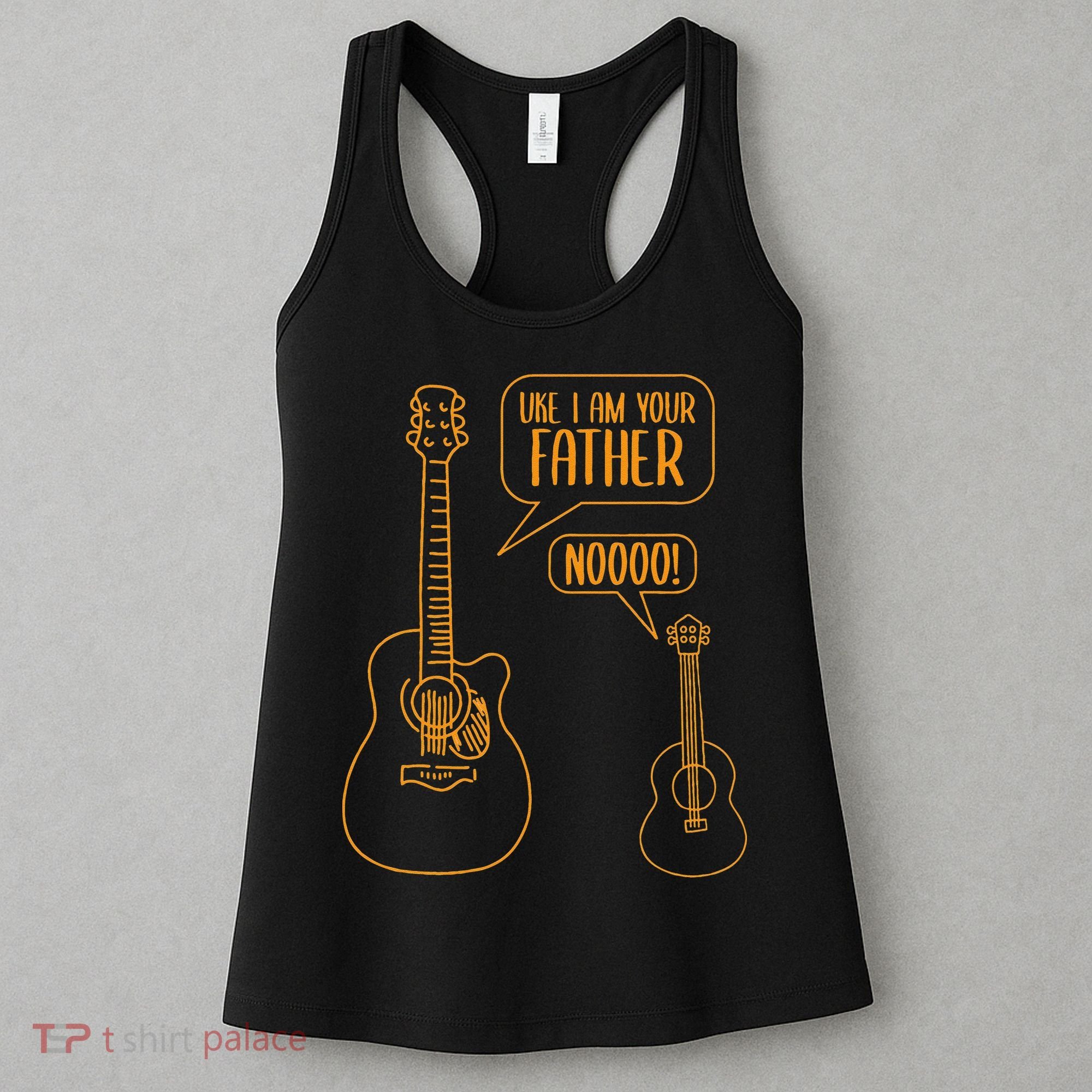 Uke I am Your Father Guitar Ukulele Music Hilarious Women's Tank Top