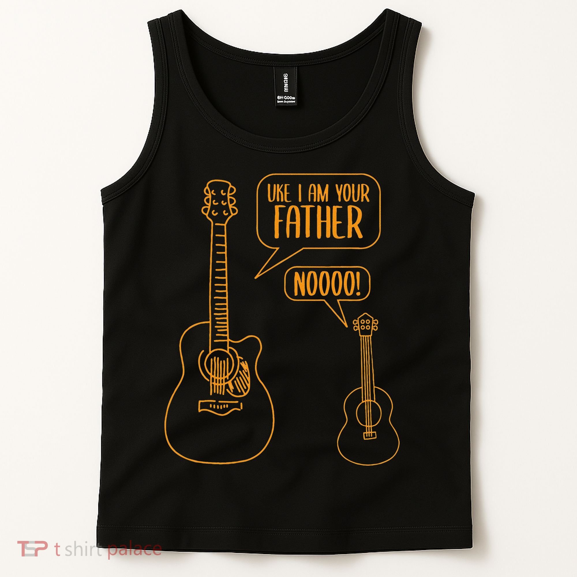 Uke I am Your Father Guitar Ukulele Music Hilarious Tank Top