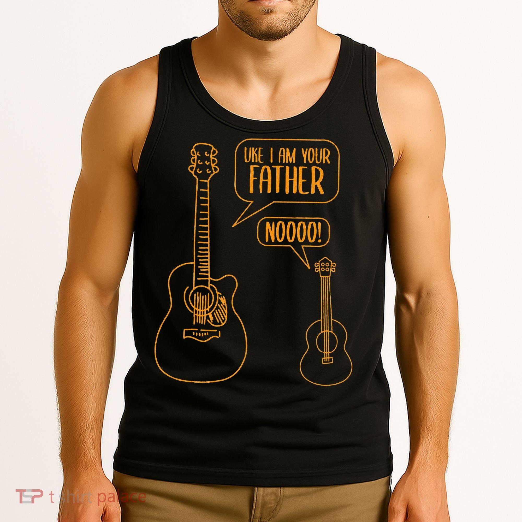 Uke I am Your Father Guitar Ukulele Music Hilarious Tank Top