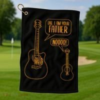 Uke I am Your Father Guitar Ukulele Music Hilarious Golf Towel thumb 1