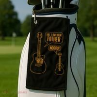 Uke I am Your Father Guitar Ukulele Music Hilarious Golf Towel thumb 2