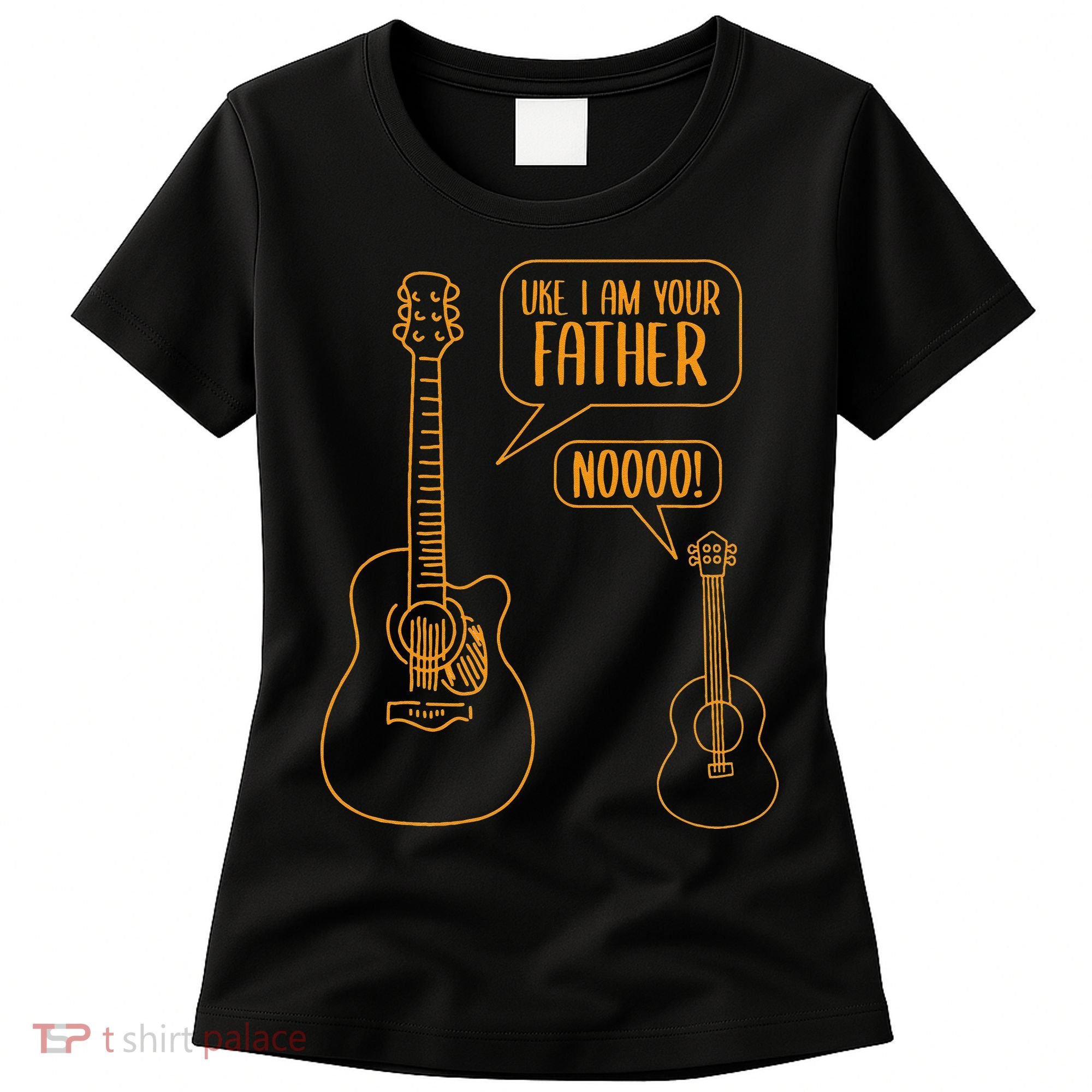 Uke I am Your Father Guitar Ukulele Music Hilarious Women's T-Shirt