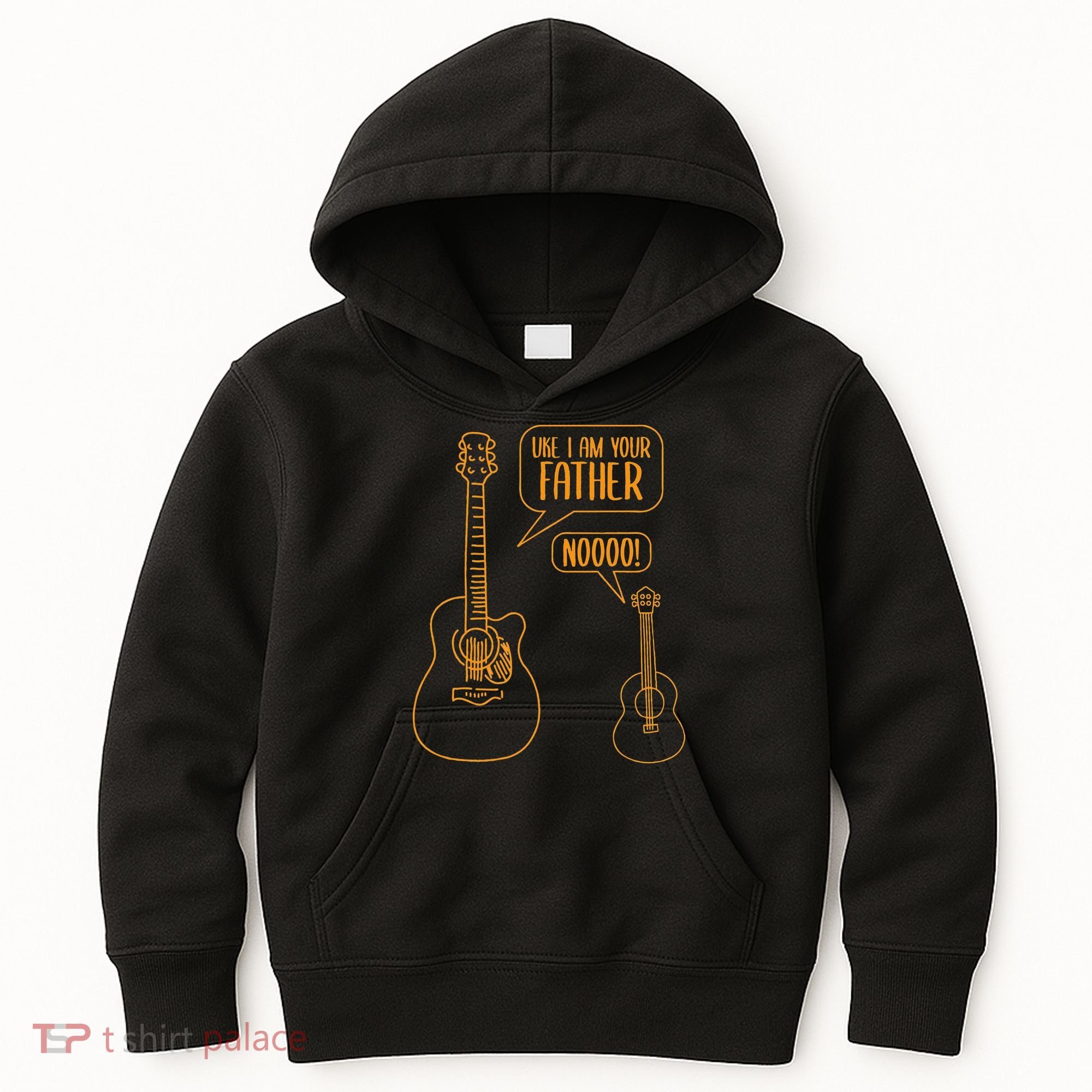 Uke I am Your Father Guitar Ukulele Music Hilarious Kids Hoodie