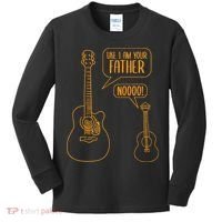 Uke I am Your Father Guitar Ukulele Music Hilarious Kids Long Sleeve Shirt thumb 0