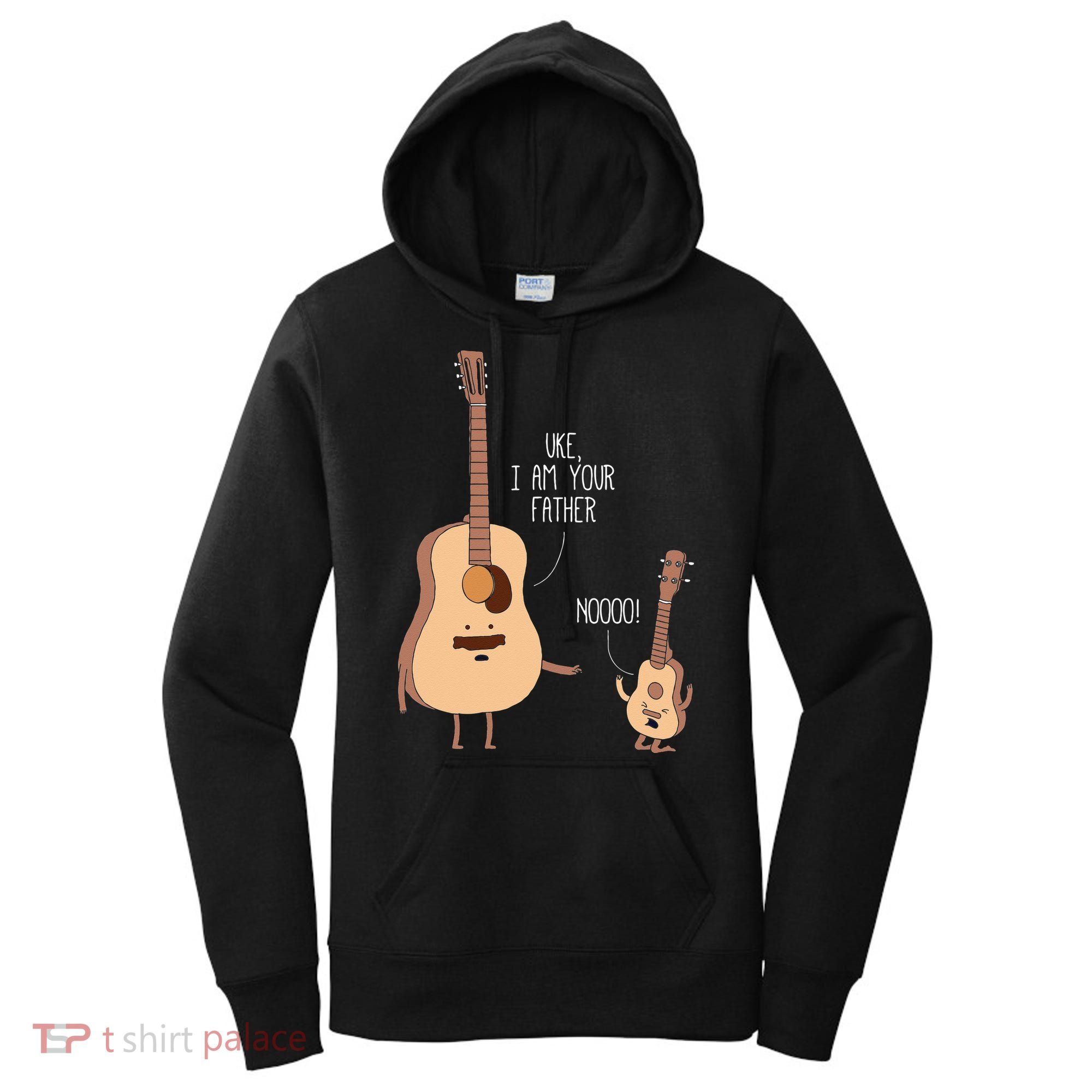 Uke I Am Your Father Ukulele Guitar Music Women's Hoodie
