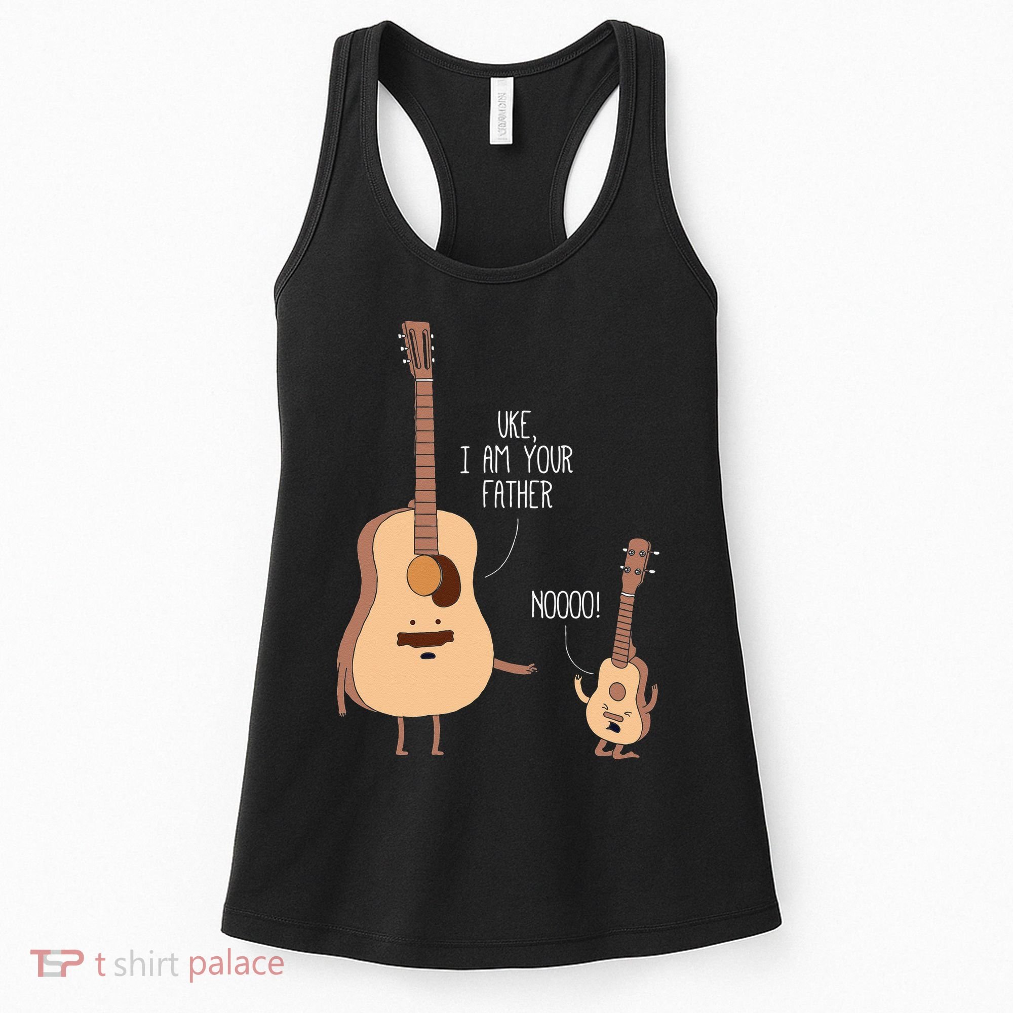 Uke I Am Your Father Ukulele Guitar Music Women's Tank Top