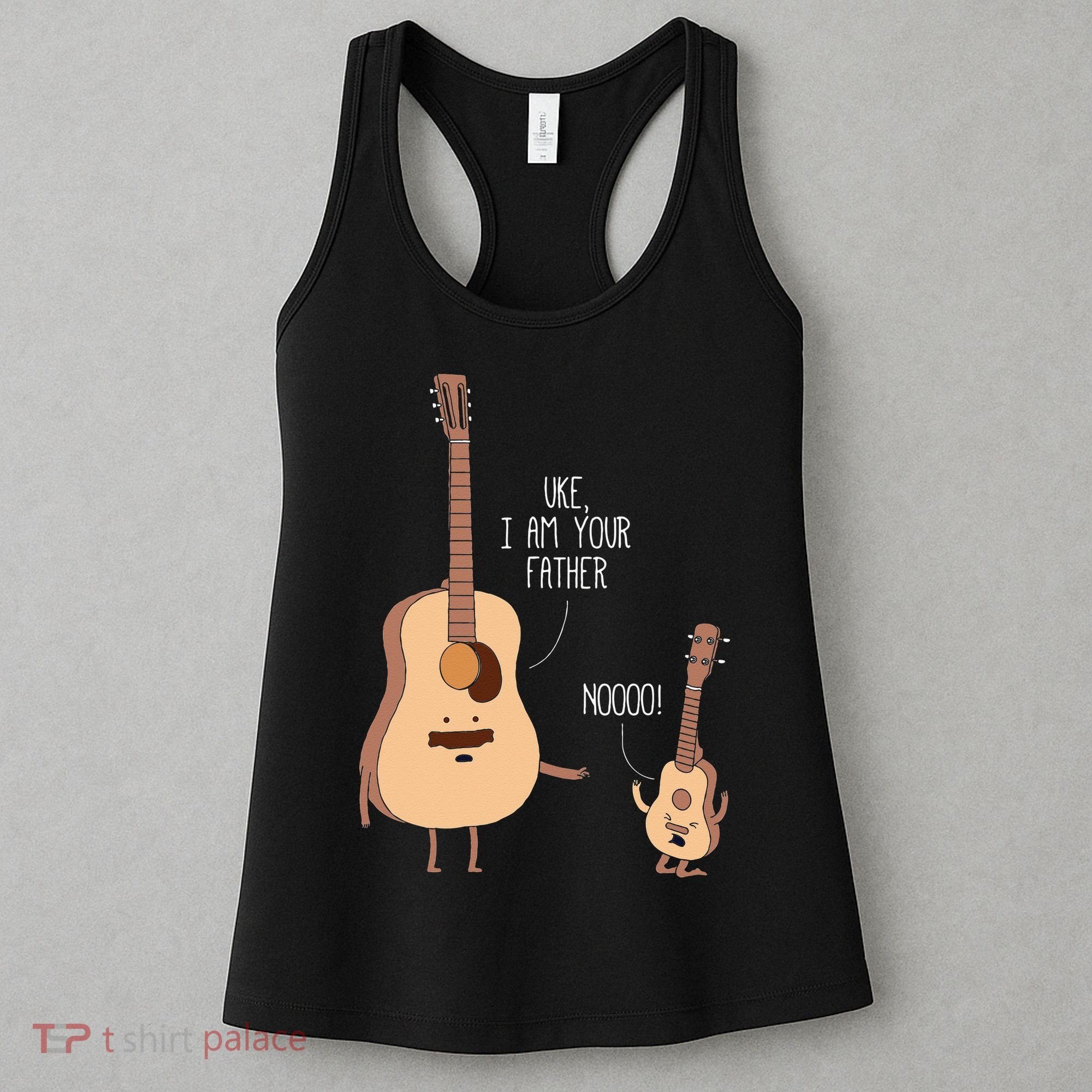 Uke I Am Your Father Ukulele Guitar Music Women's Tank Top