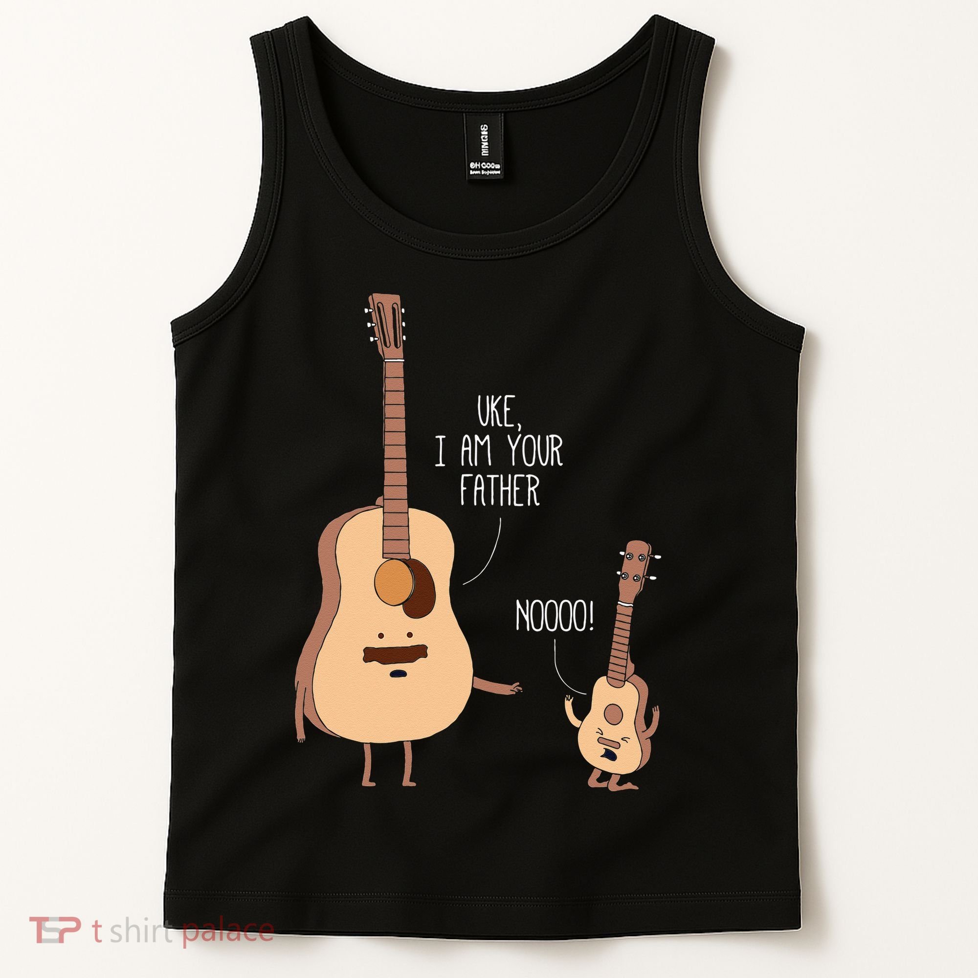 Uke I Am Your Father Ukulele Guitar Music Tank Top