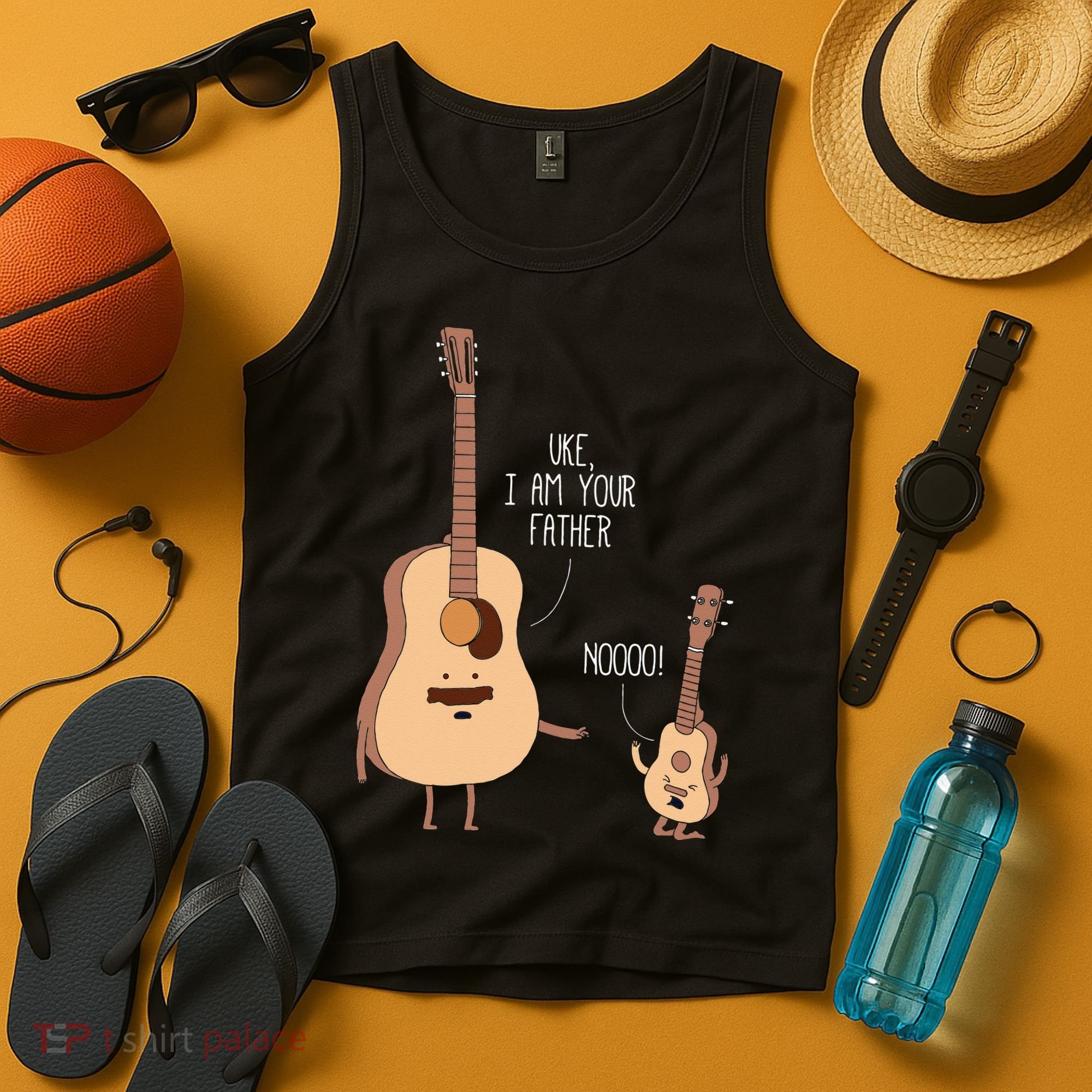 Uke I Am Your Father Ukulele Guitar Music Tank Top
