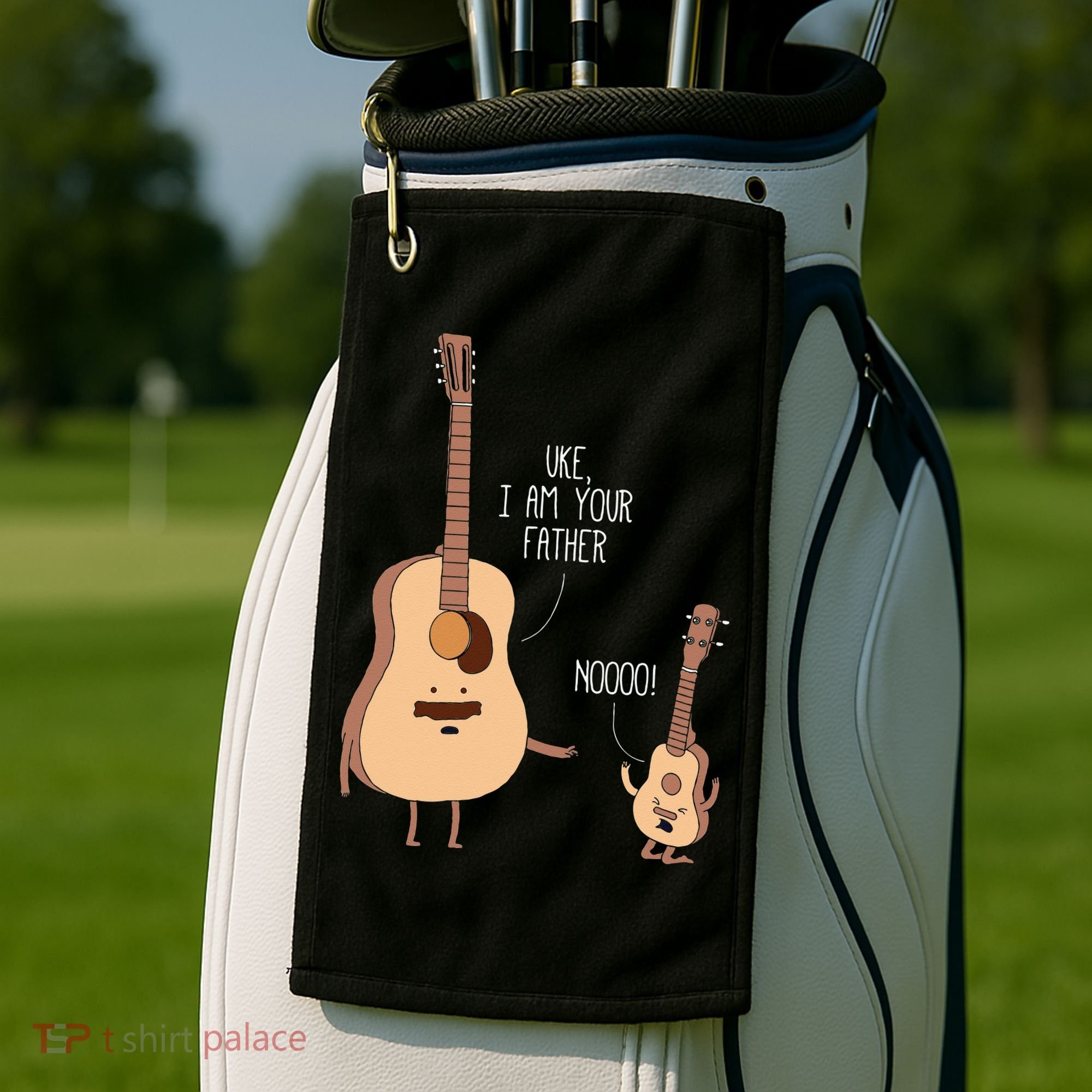 Uke I Am Your Father Ukulele Guitar Music Golf Towel