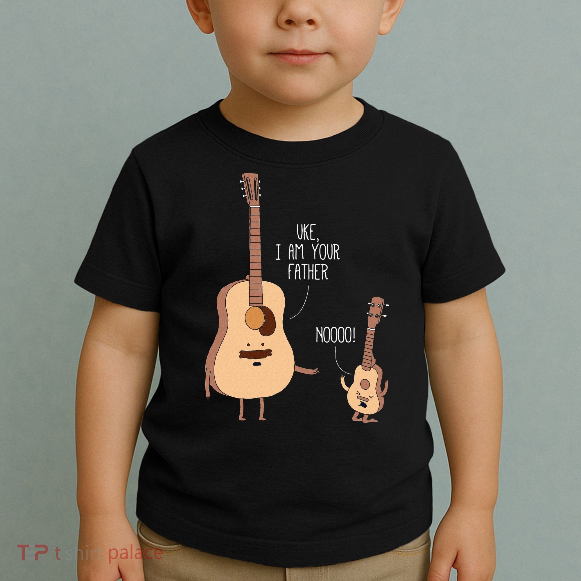 Uke I Am Your Father Ukulele Guitar Music Toddler T-Shirt