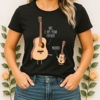 Uke I Am Your Father Ukulele Guitar Music Women's T-Shirt thumb 2