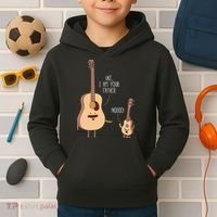 Uke I Am Your Father Ukulele Guitar Music Kids Hoodie thumb 2