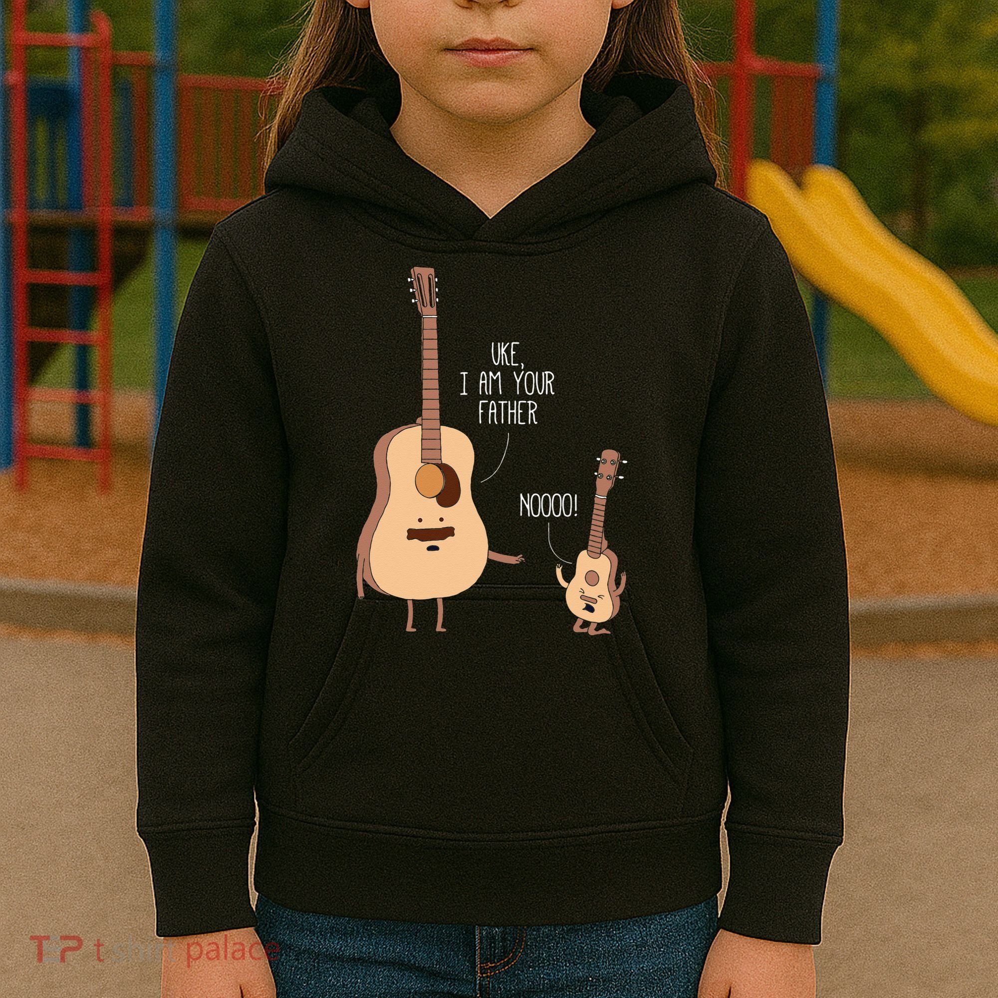 Uke I Am Your Father Ukulele Guitar Music Kids Hoodie