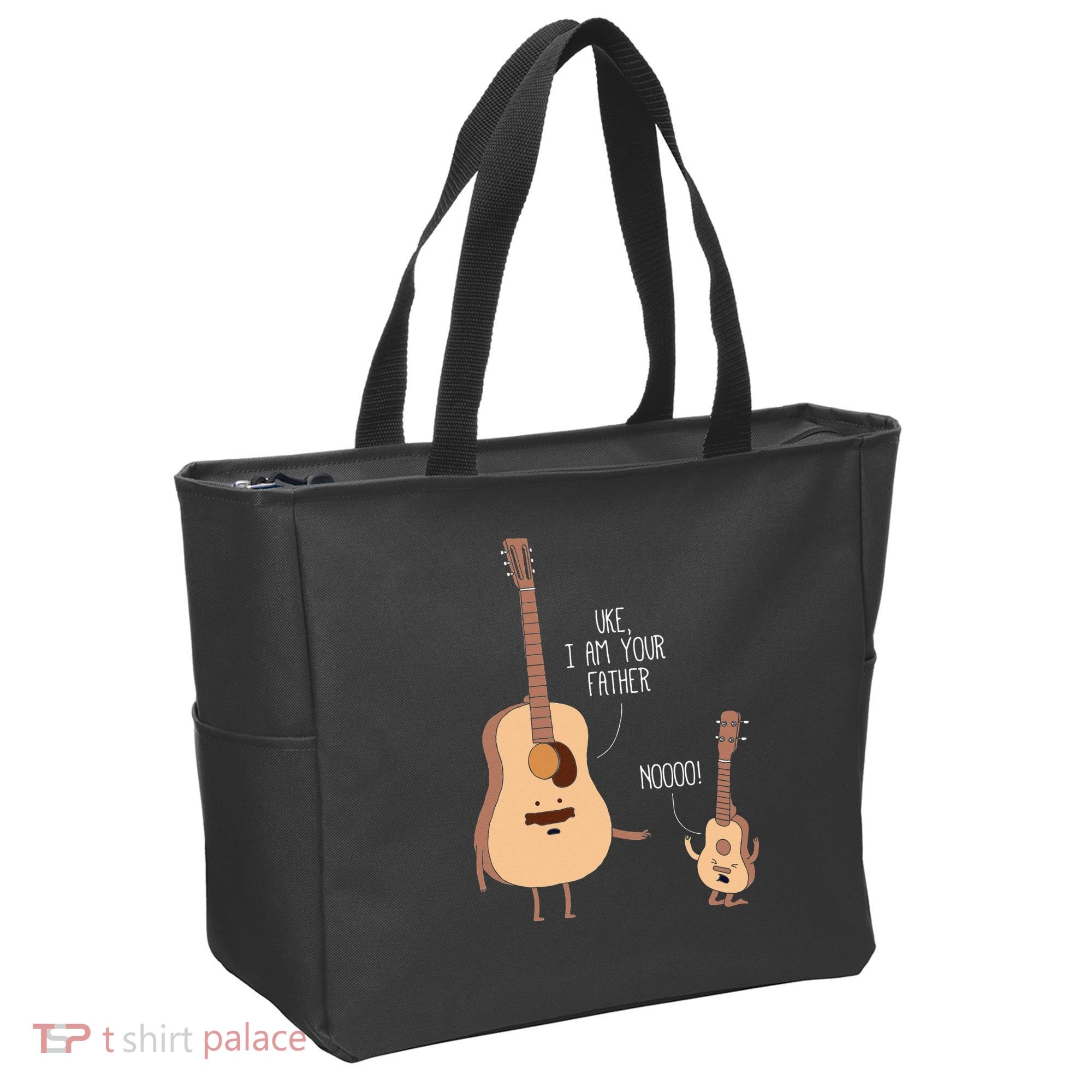 Uke I Am Your Father Ukulele Guitar Music Tote Bag