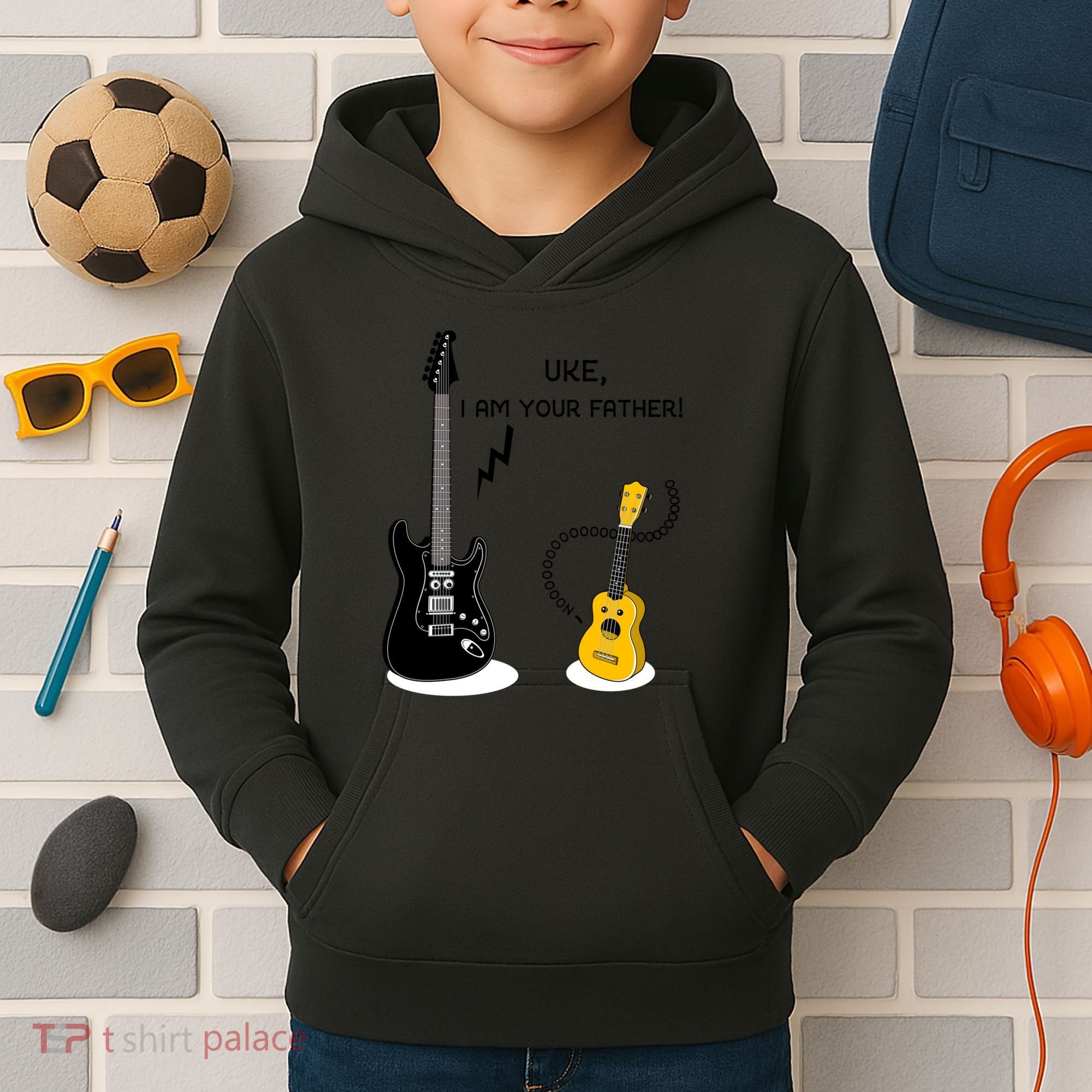 Uke I Am Your Father! Kids Hoodie